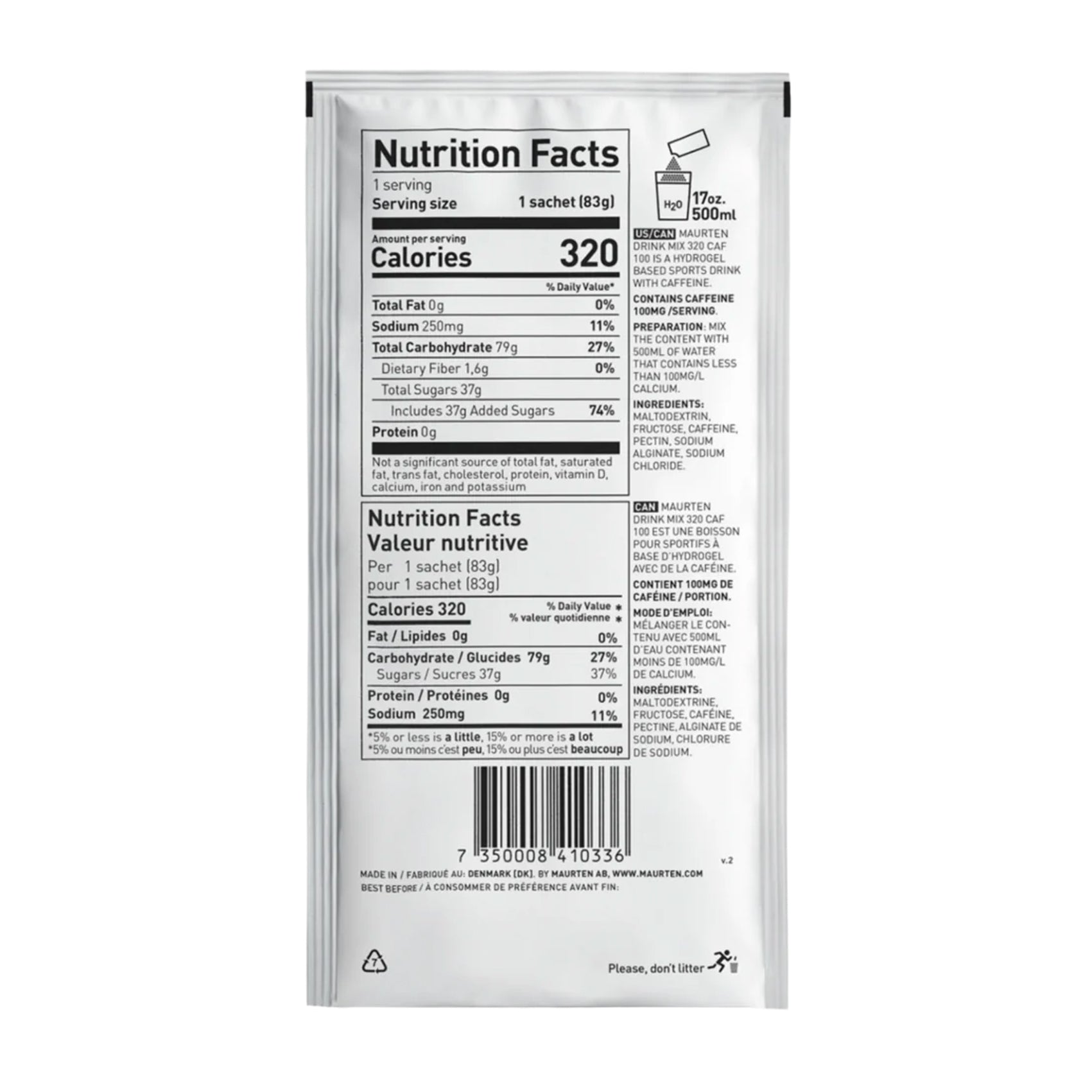 Maurten Drink Mix 320 Caf 100