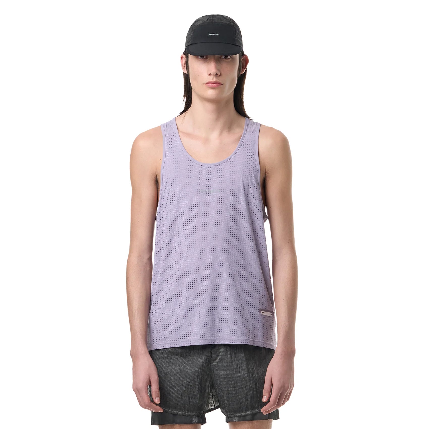 Mens Satisfy Space-O Running Singlet (2024)