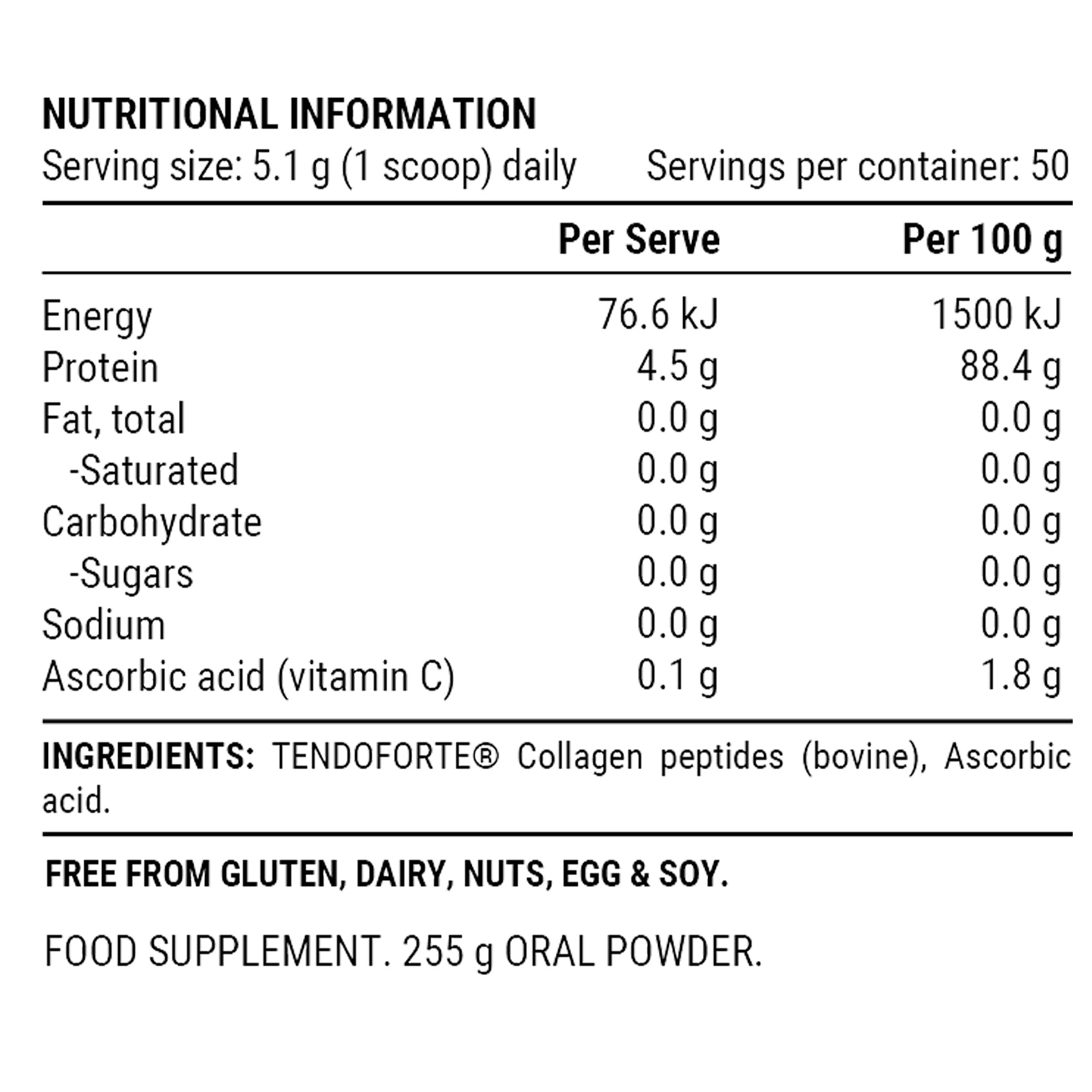 PILLAR Performance Collagen Repair Protein