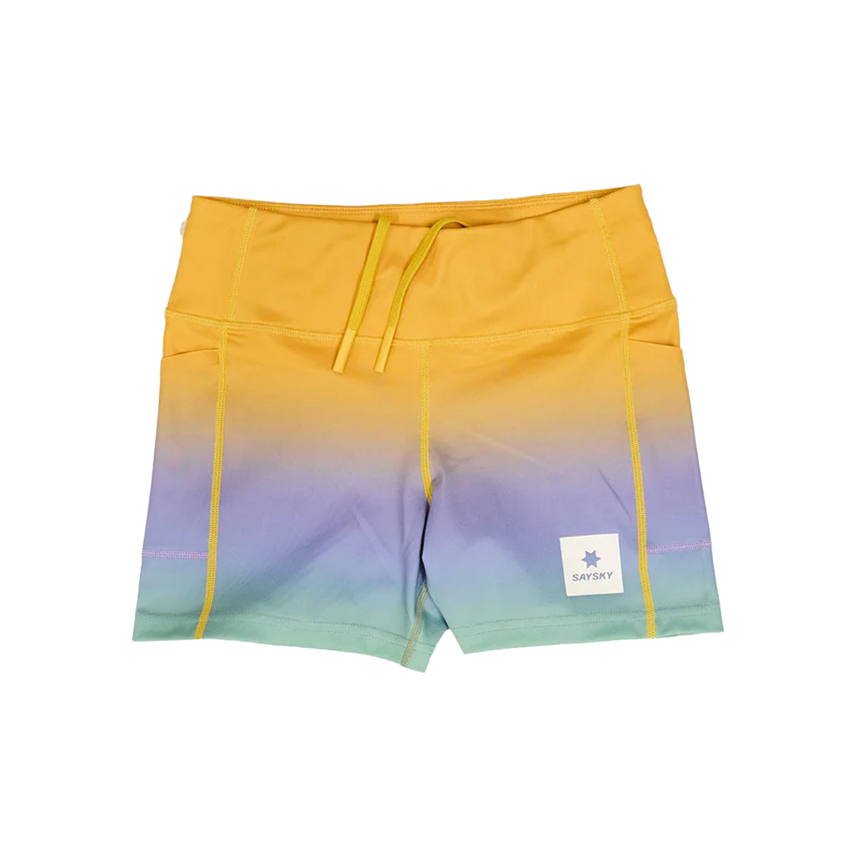 Womens Saysky Drip Dye Combat+ 4-inch Short Tights