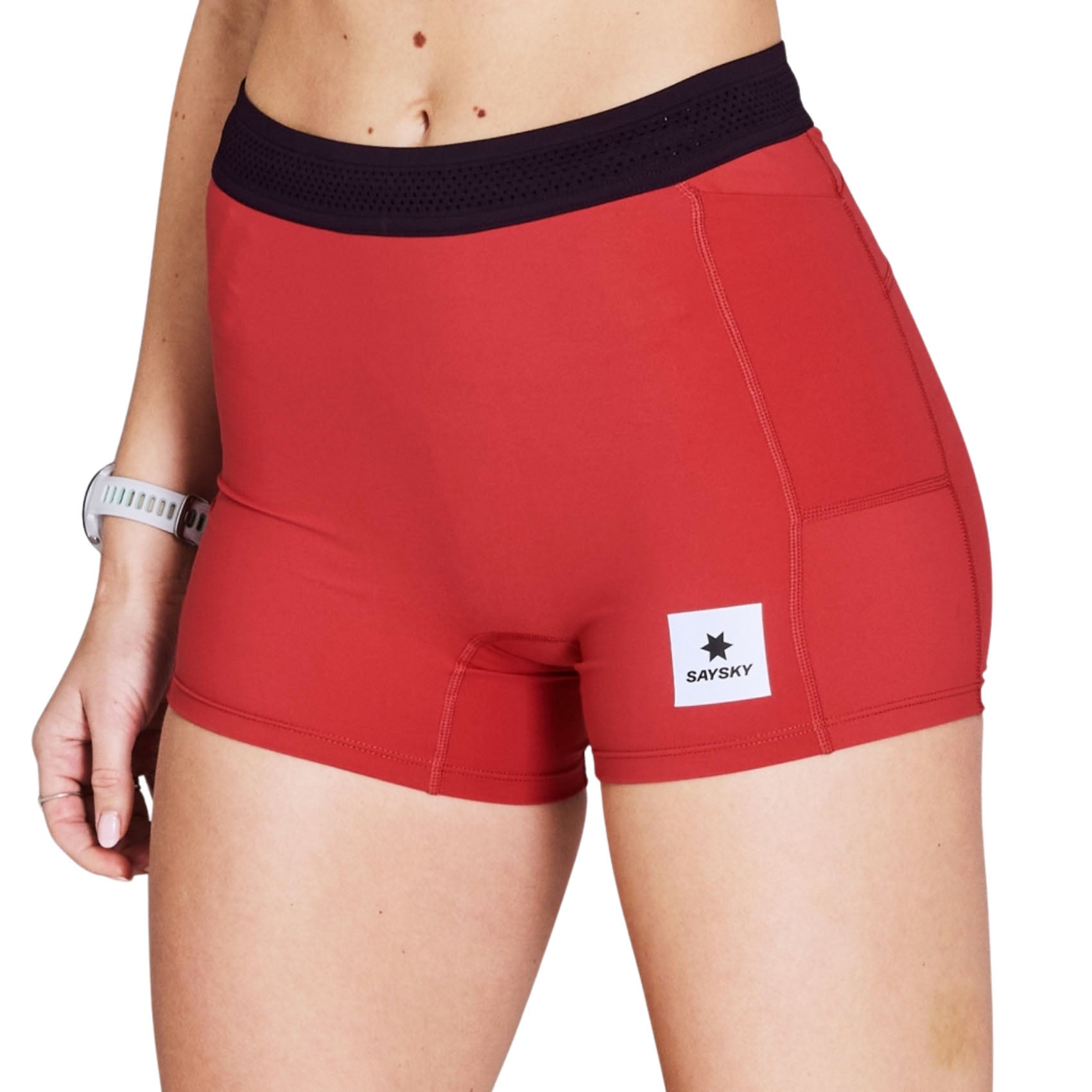 Womens Saysky Flow+ Race 4-inch Short Tights