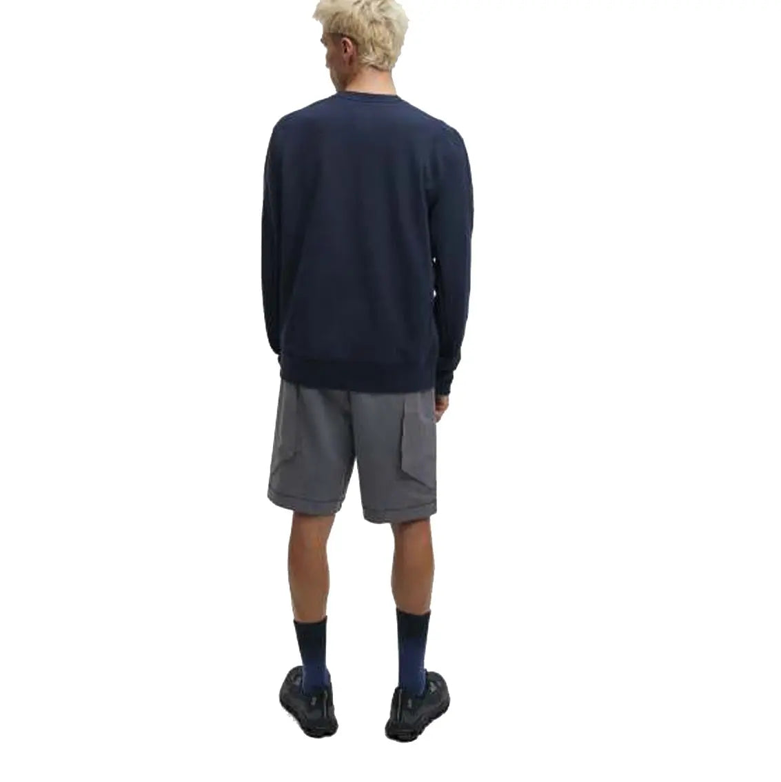 Mens On Running Crew Neck - Navy