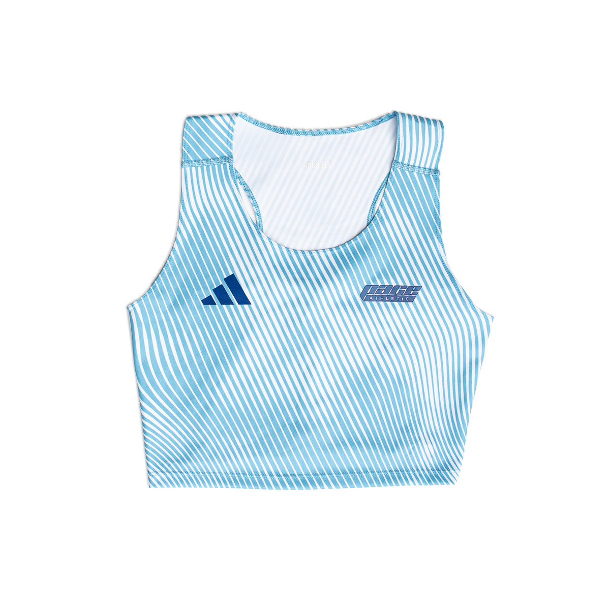 Womens Adidas x Pace Athletic Adizero Running Crop Top