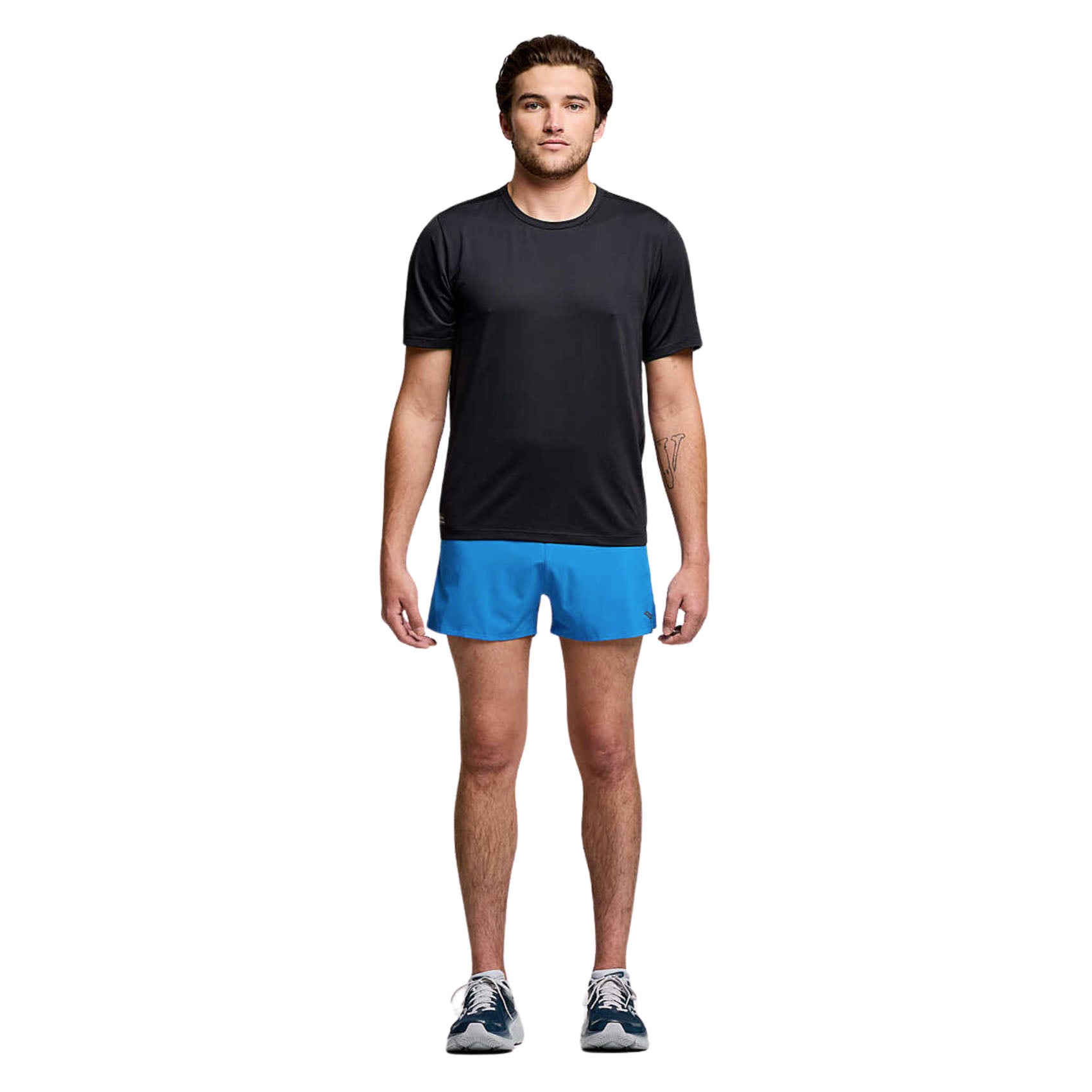 Mens Saucony Stopwatch Short Sleeve Tee