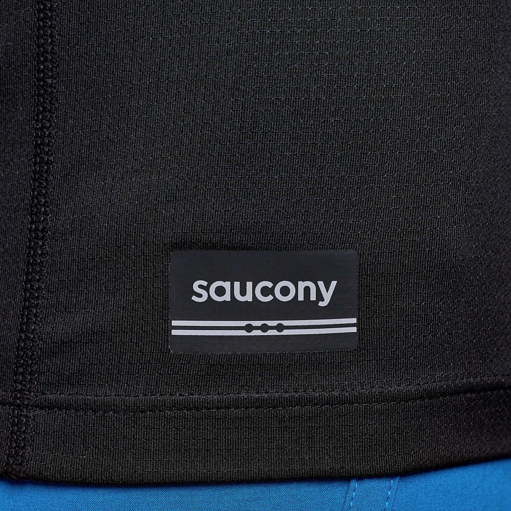 Mens Saucony Stopwatch Short Sleeve Tee