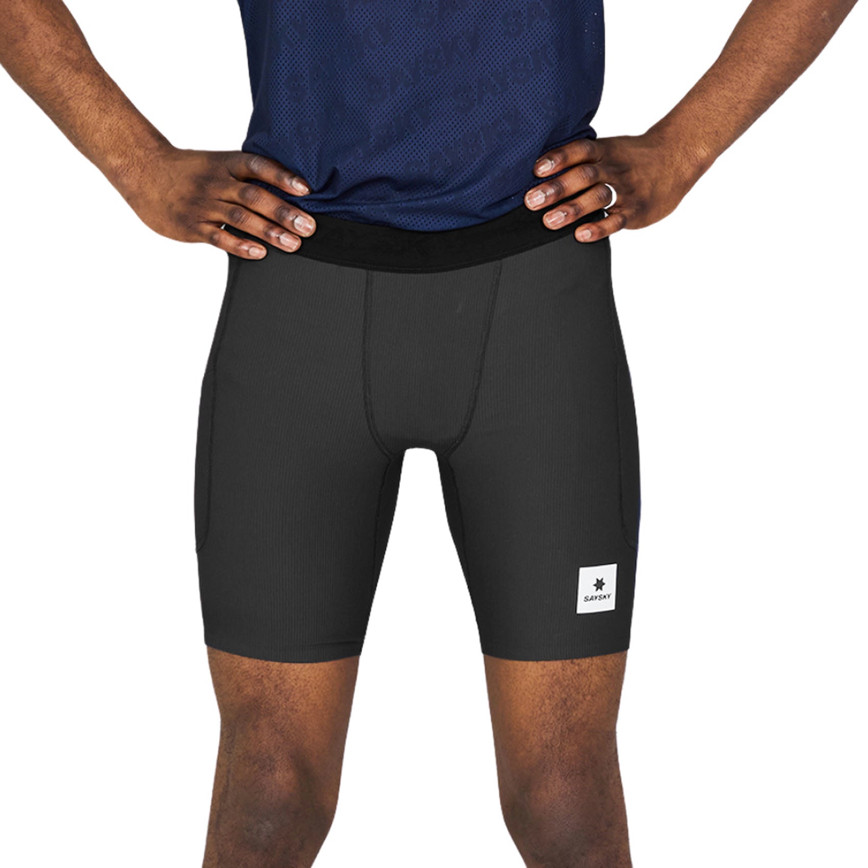 Mens Saysky Combat+ Rib Short 8-inch Tights