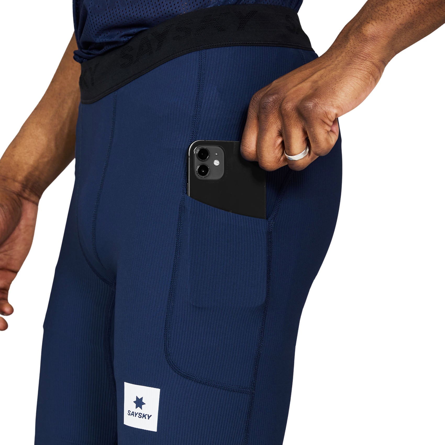 Mens Saysky Combat+ Rib Short 8-inch Tights