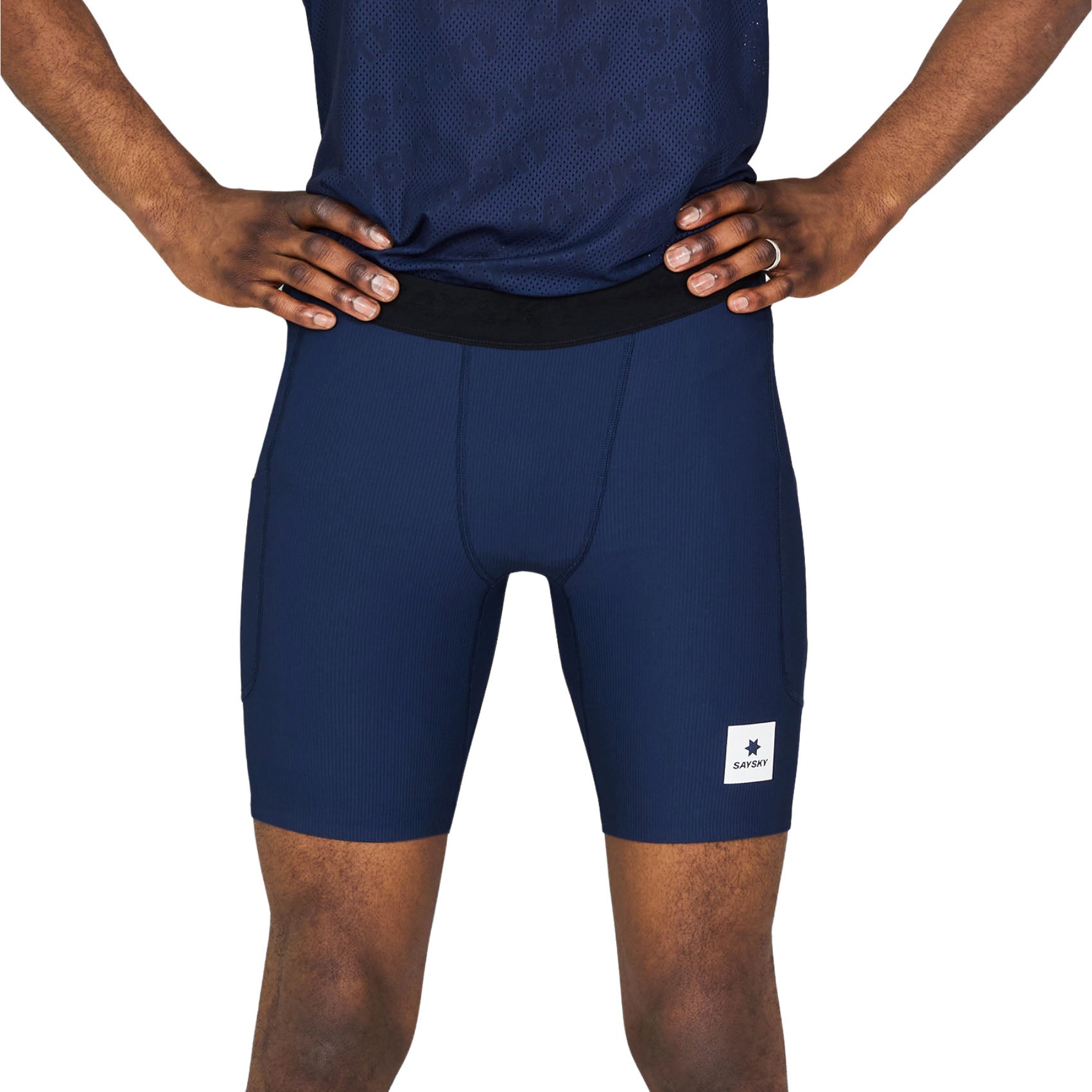 Mens Saysky Combat+ Rib Short 8-inch Tights