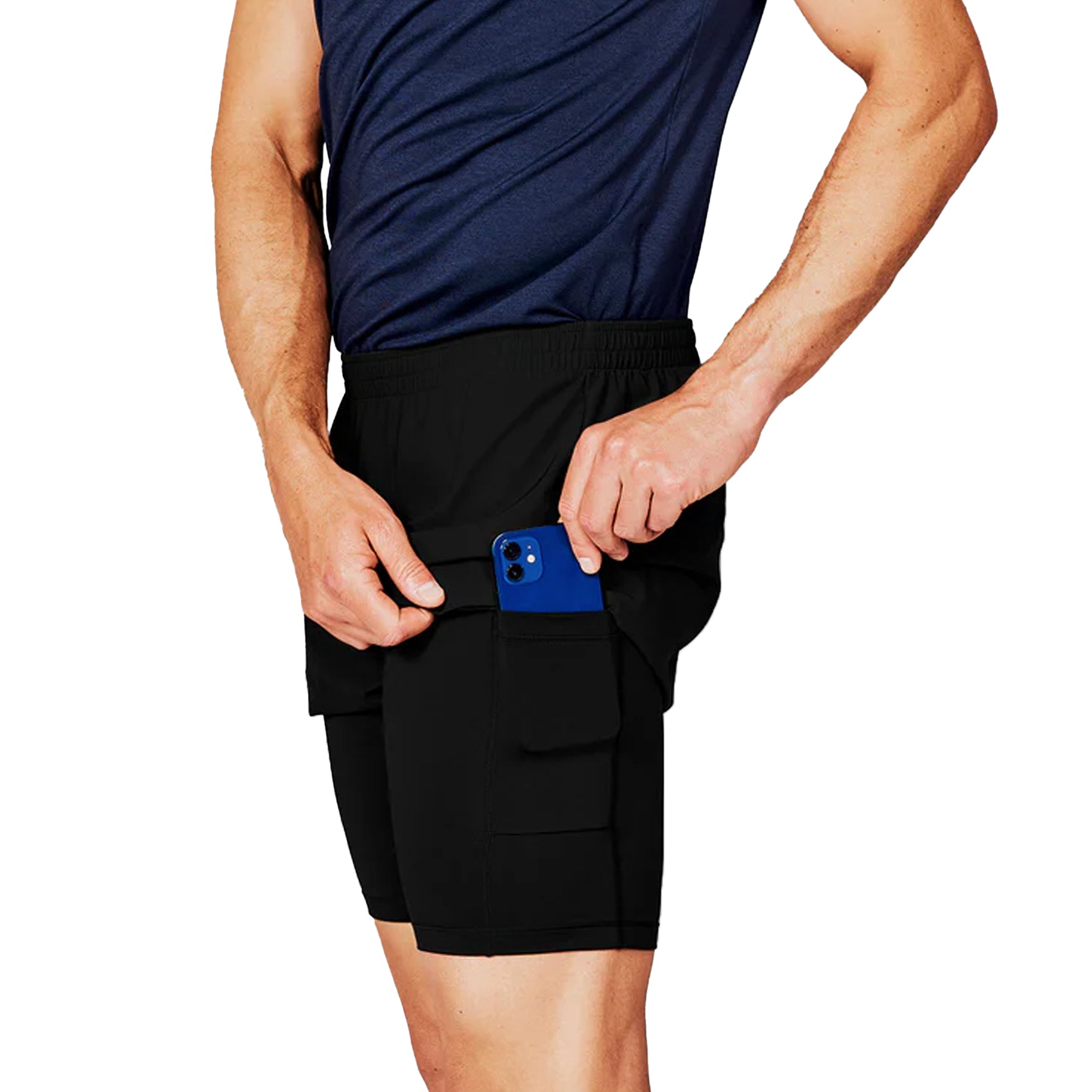 Mens Saysky Pace 2 in 1 Shorts 5-inch