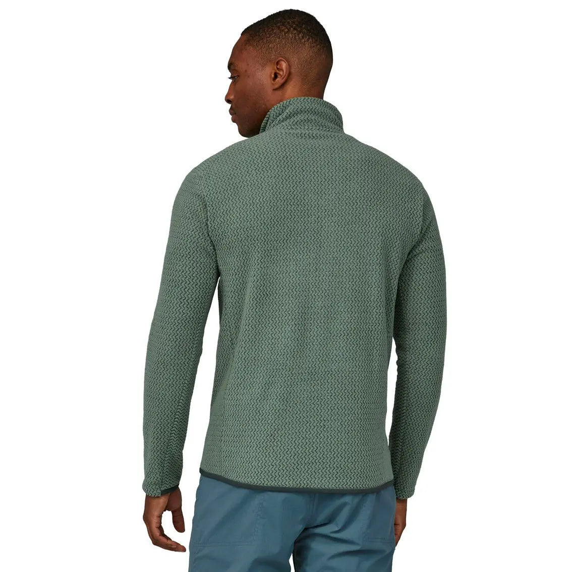 Mens Patagonia R1 Air Zip-Neck - Hemlock Green