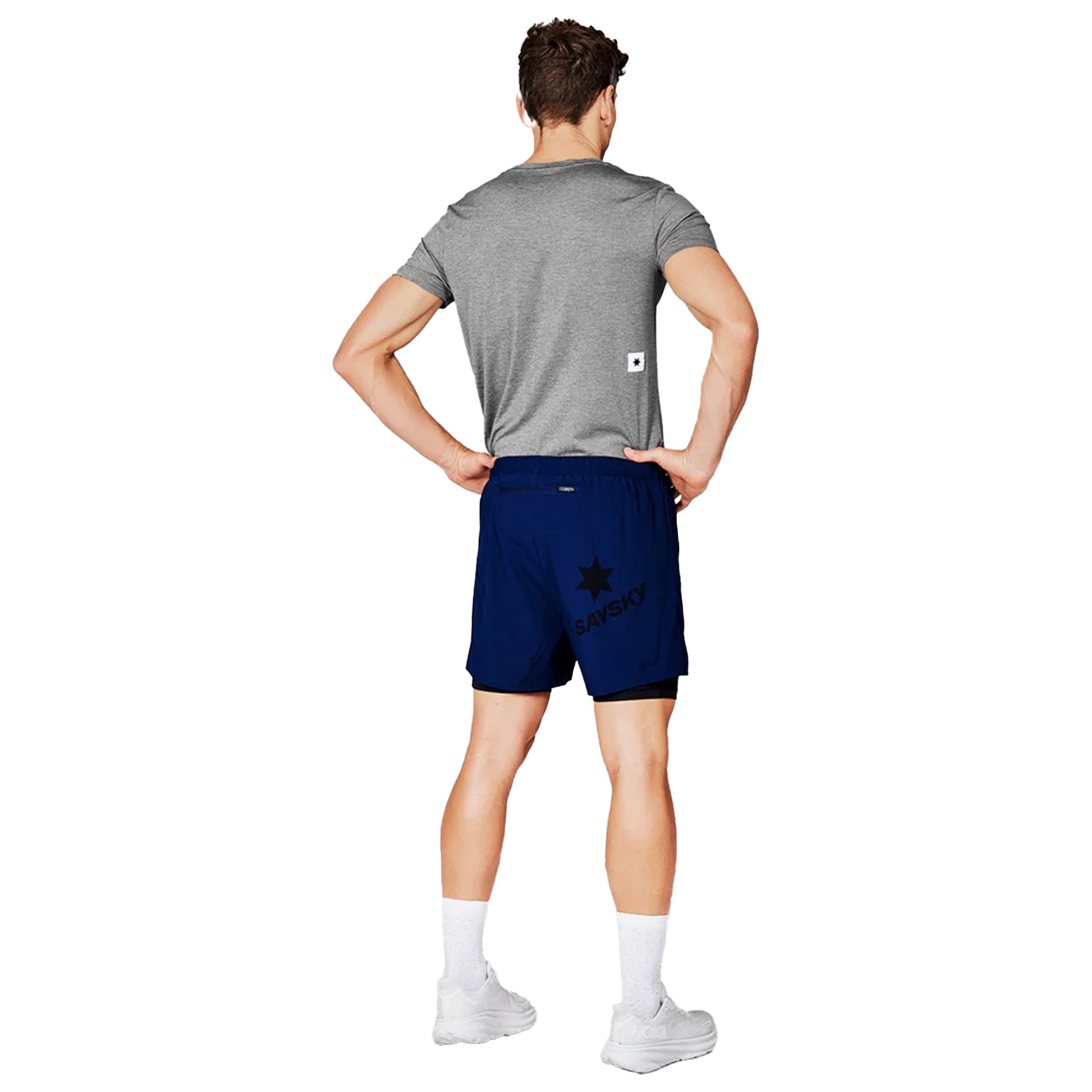 Mens Saysky Pace 2 in 1 Shorts 5-inch