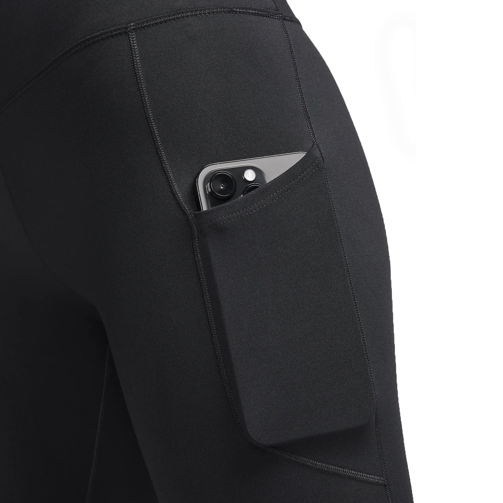 Womens Nike Dri-Fit One High-Waisted 8-Inch Biker Shorts With Pockets