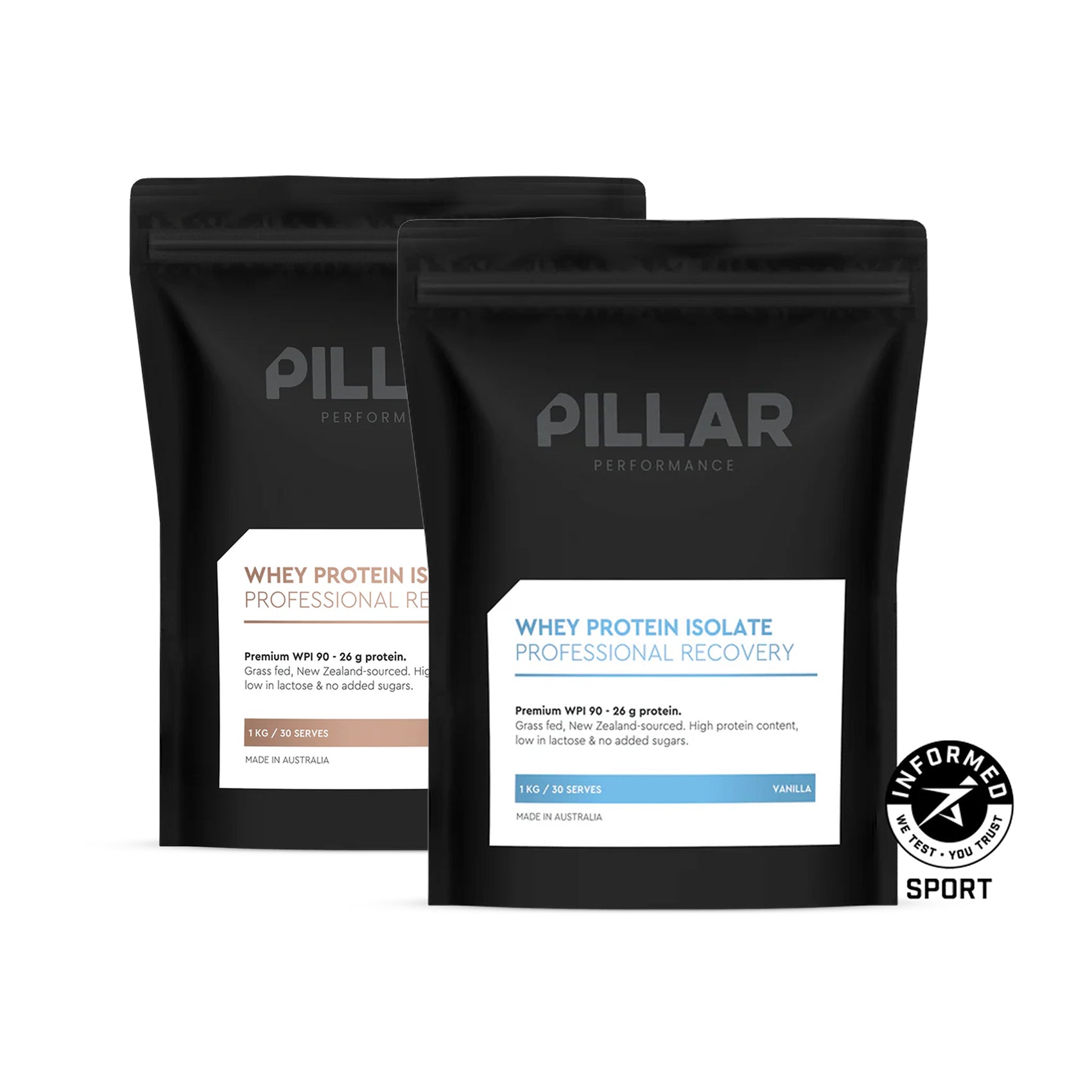 PILLAR Performance Whey Protein Isolate - Professional Recovery