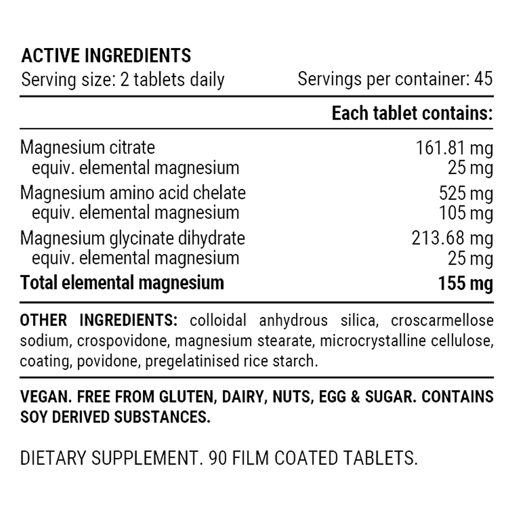 PILLAR Performance Triple Magnesium Tablets