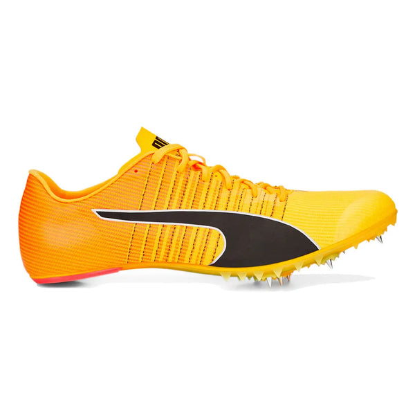 Puma evoSPEED Sprint 14 Men's Track Spikes Shoes, Sun Stream/Sunset Glow/Black, 8.5