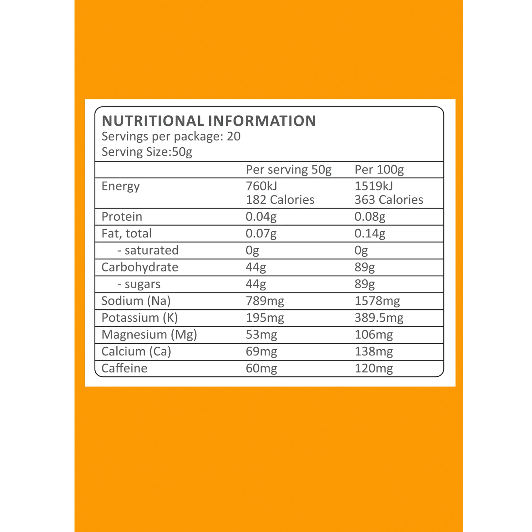 Trail Brew Drink Mix 1kg