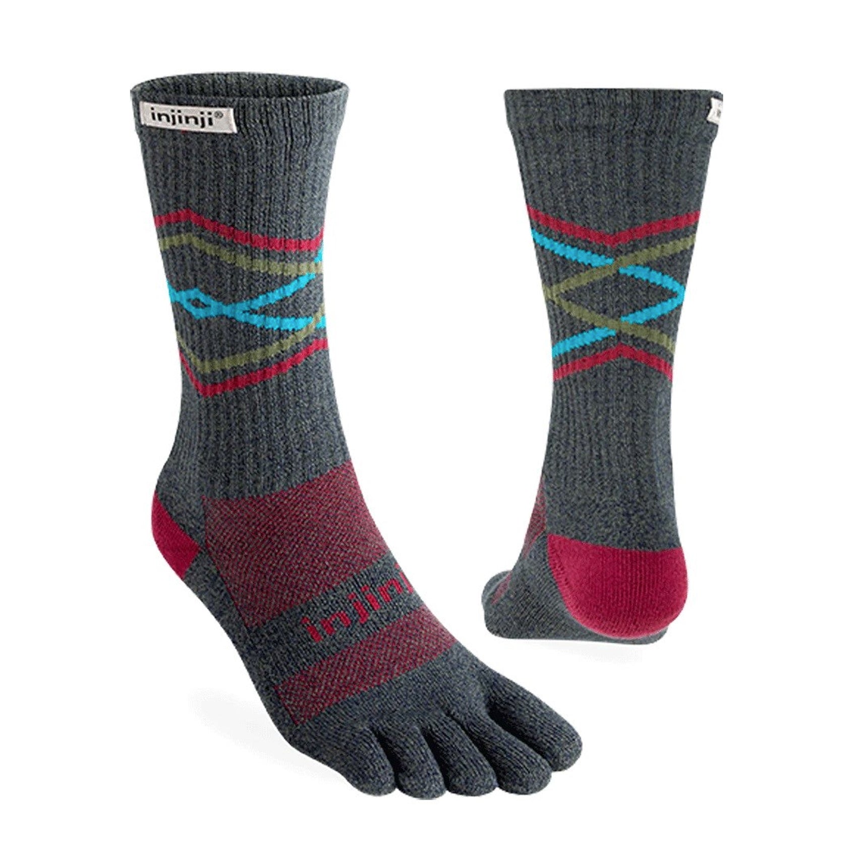 Unisex Injinji Trail Midweight Mini-Crew Socks