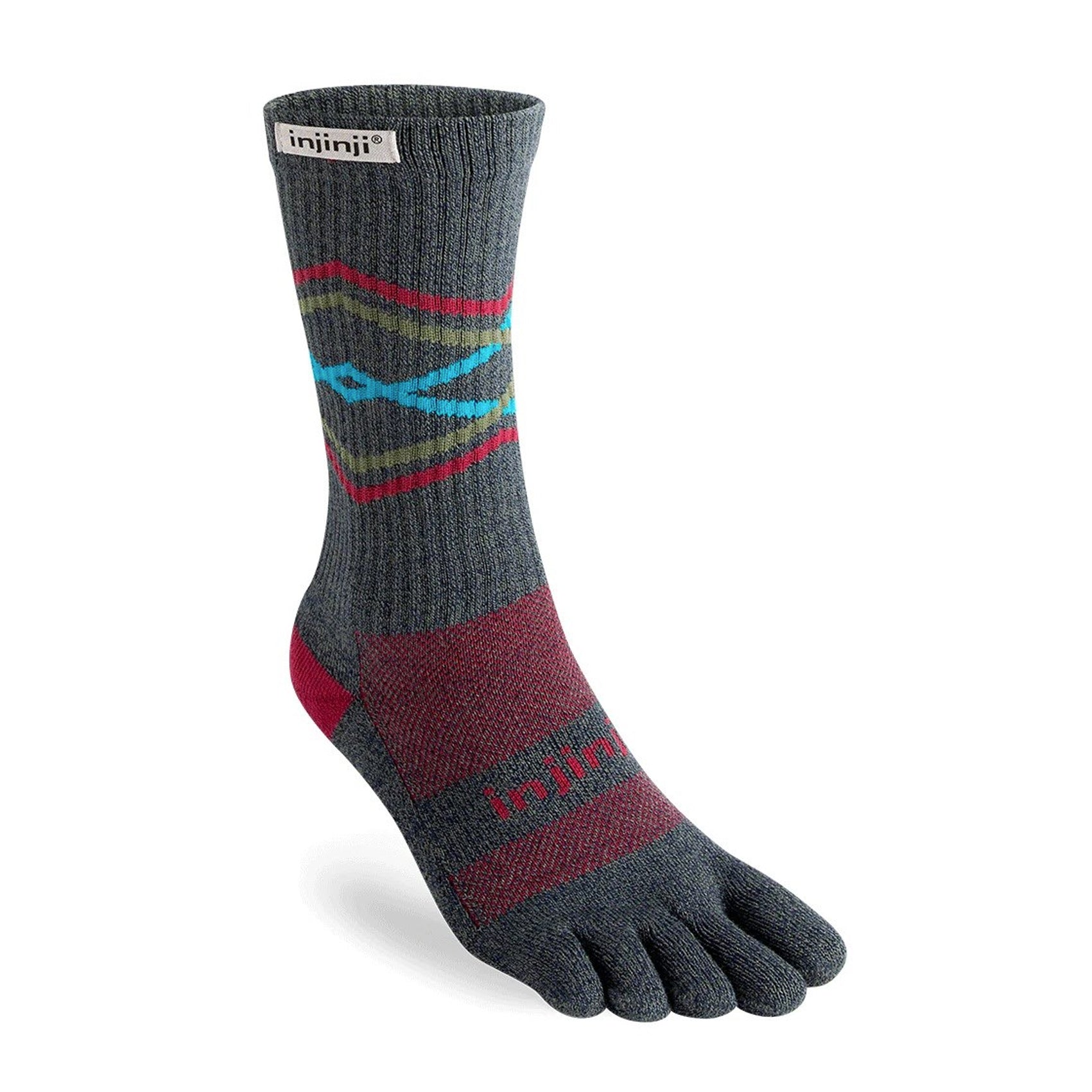 Unisex Injinji Trail Midweight Mini-Crew Socks