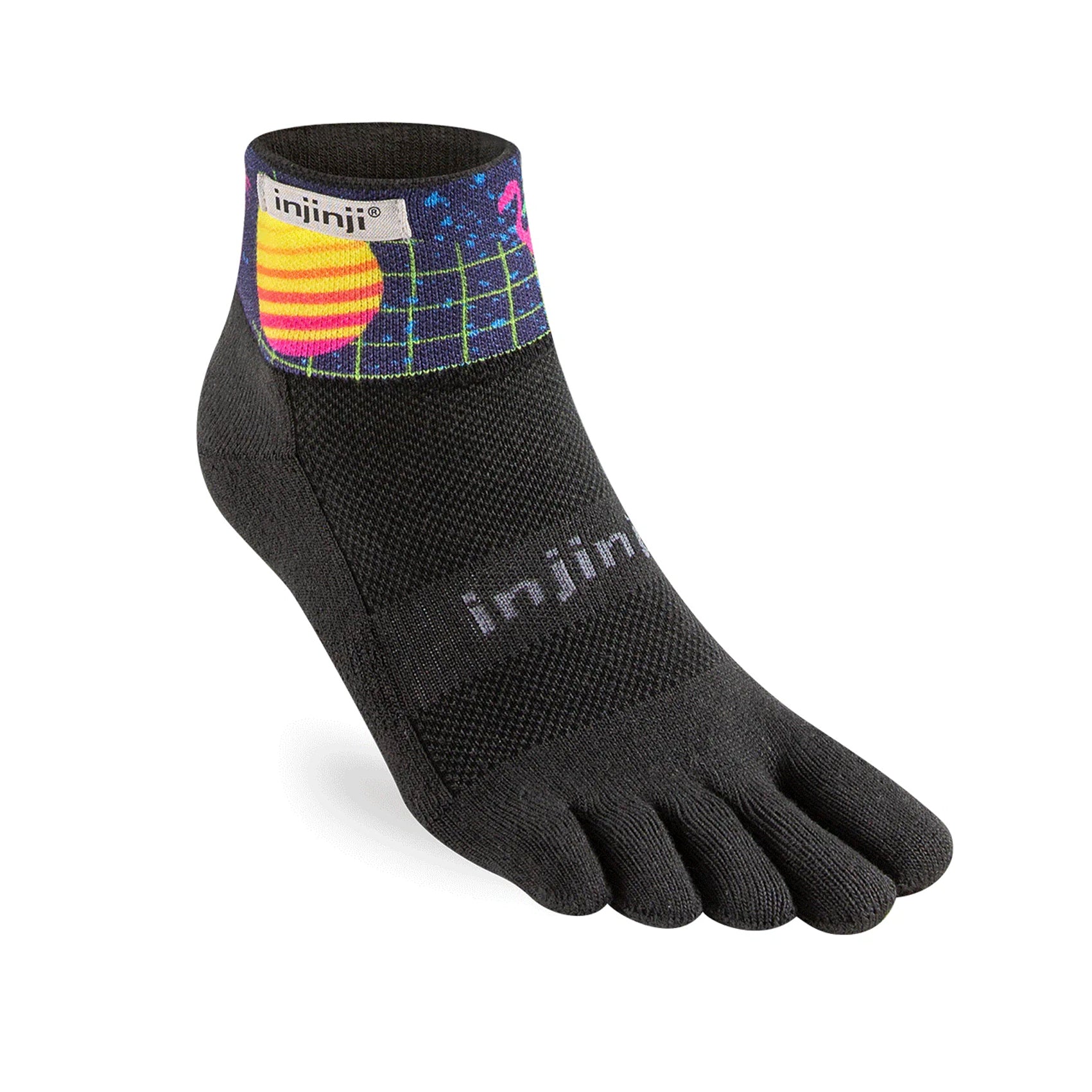 Unisex Injinji Trail Spectrum Midweight Mini-Crew Socks