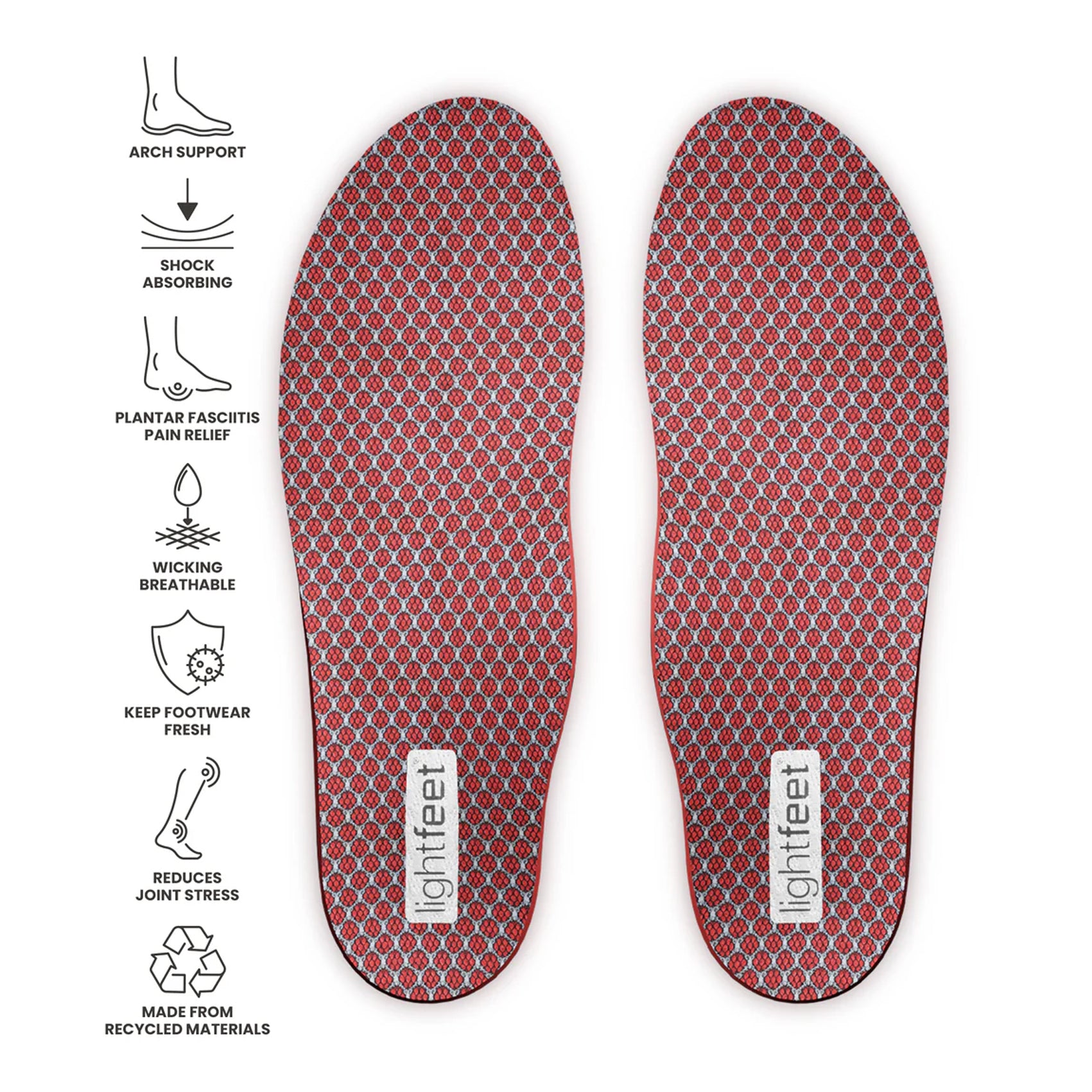 Unisex Lightfeet Active Support Moderate Arch Insole