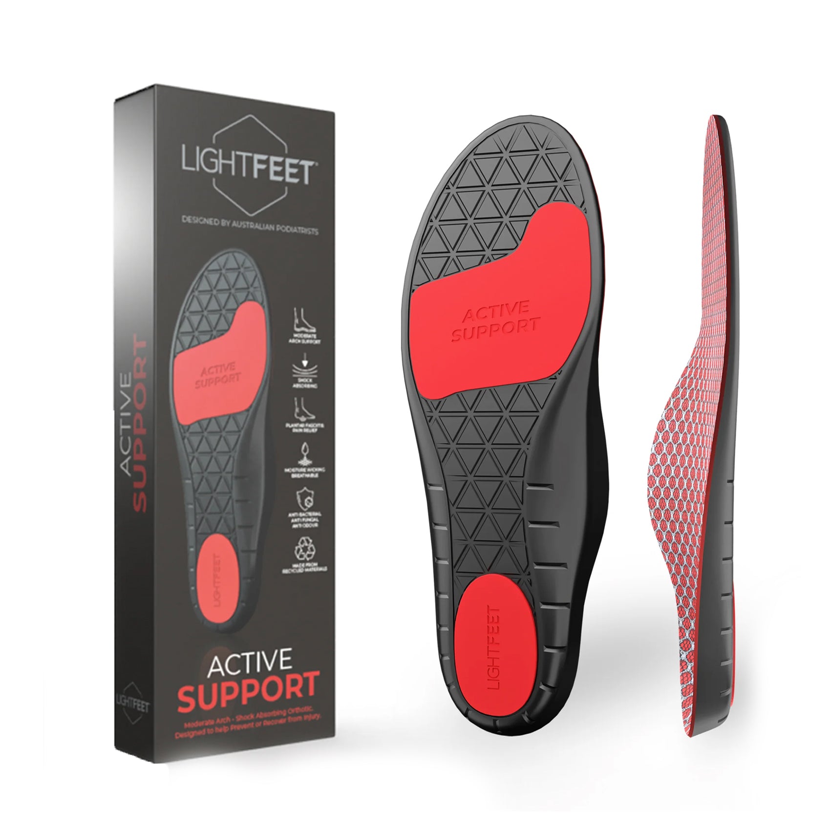 Unisex Lightfeet Active Support Moderate Arch Insole