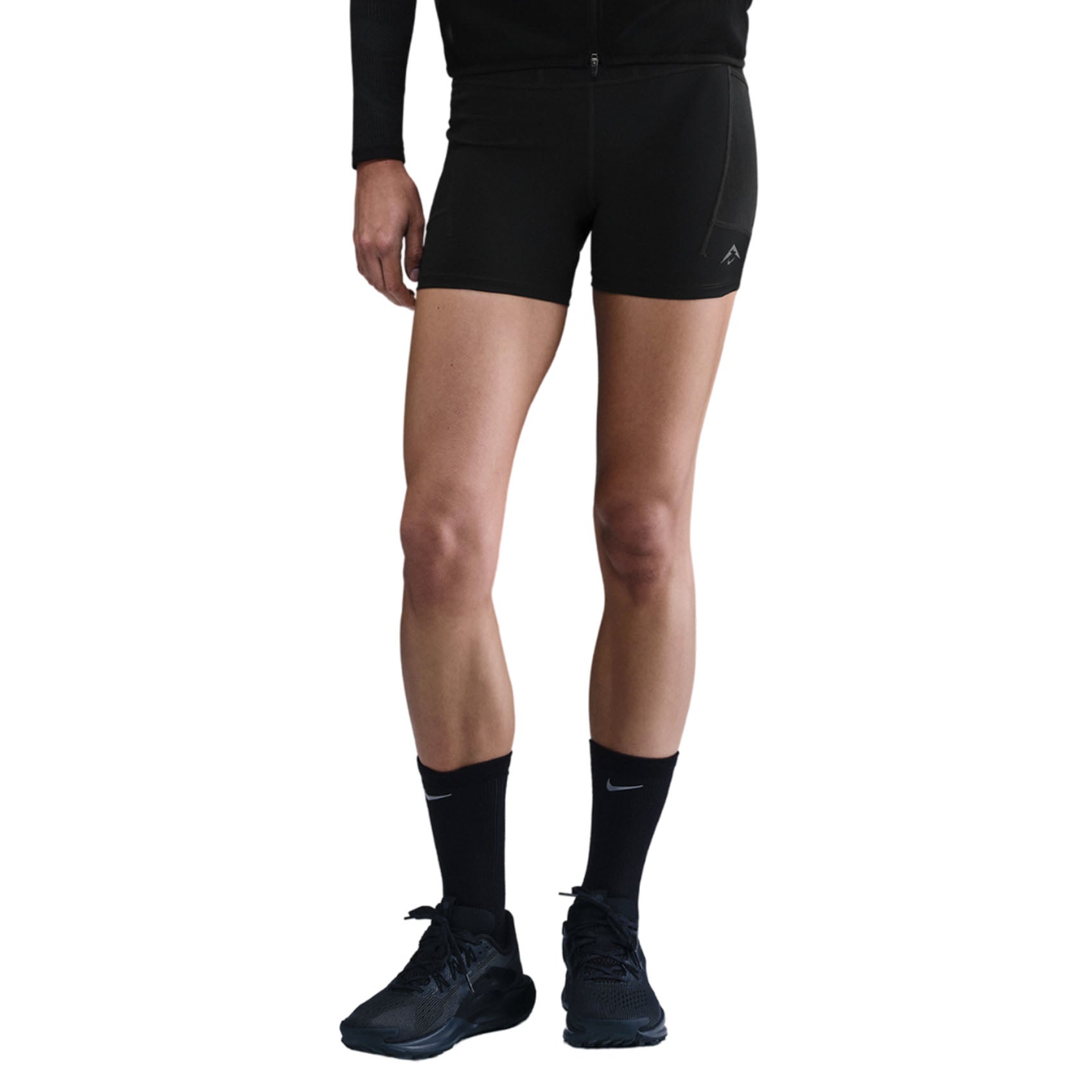 Womens Nike Trail Dri-Fit High Waisted 4 Inch Tight Running Short