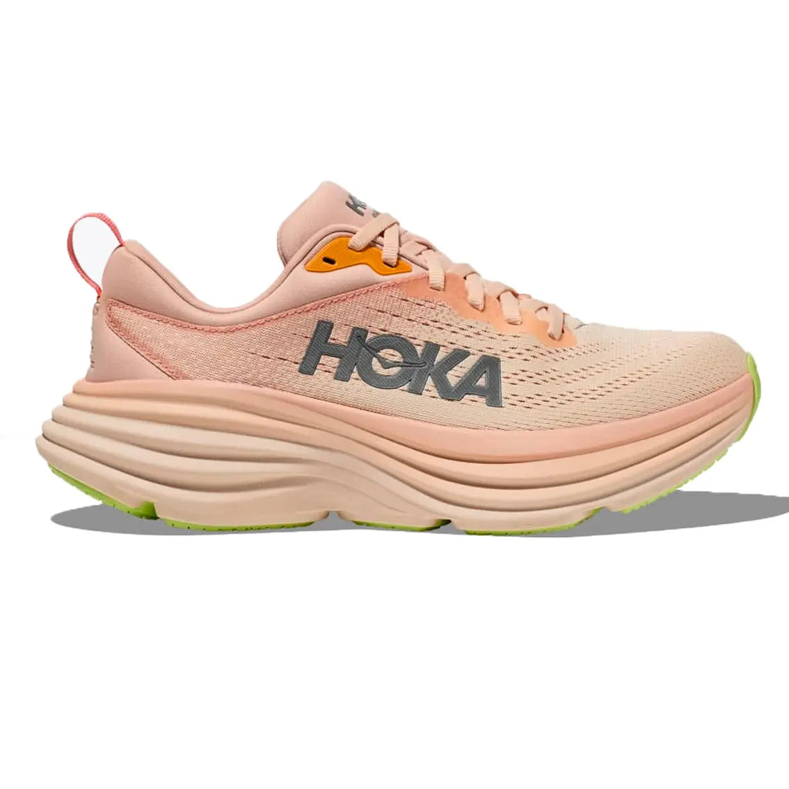 Womens HOKA  Bondi 8 - Cream / Vanilla