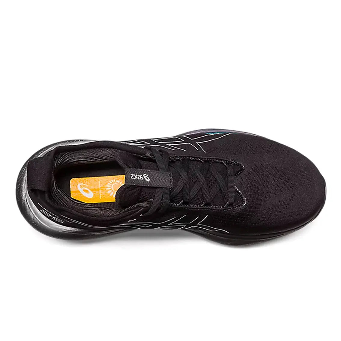 Women's GEL-NIMBUS 25 WIDE, Black/Pure Silver, Running Shoes