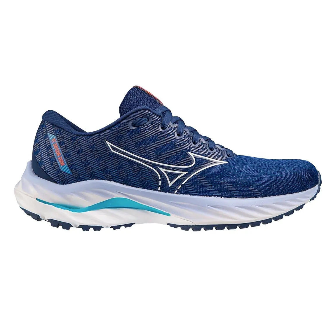 Womens Mizuno Wave Inspire 19 - Blue Depths / White / Aquarius