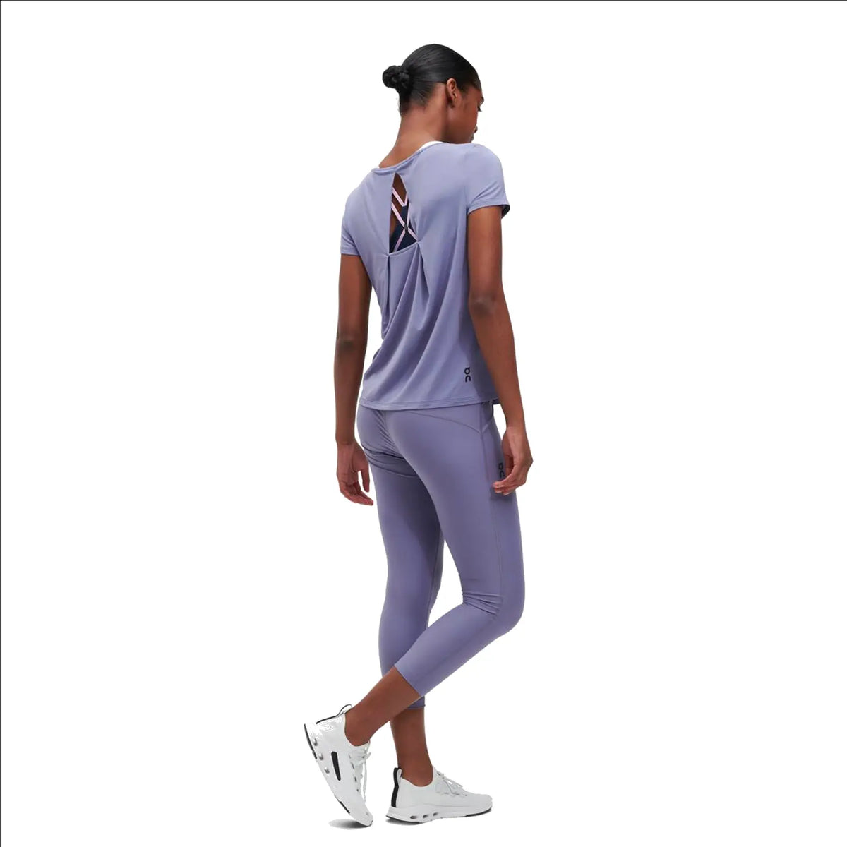 Womens On Running Active T Breathe - Granite | Granite